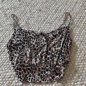 Urban outfitters cheetah top